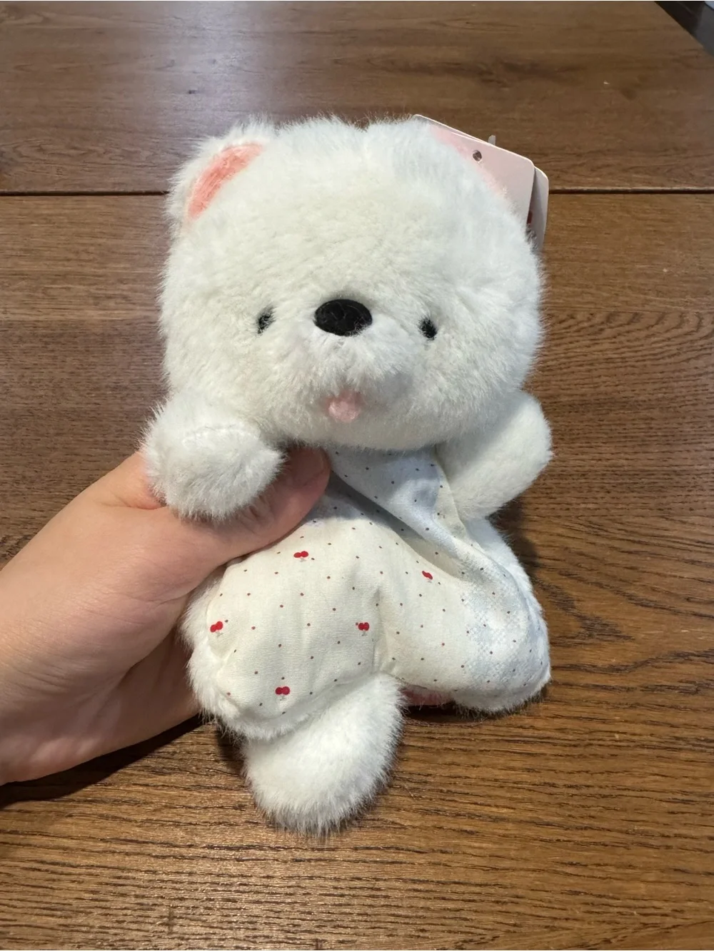 Cute Samoyed Bean Bag Plush – 6.3” Patterned Outfit Stuffed Dog Keychain